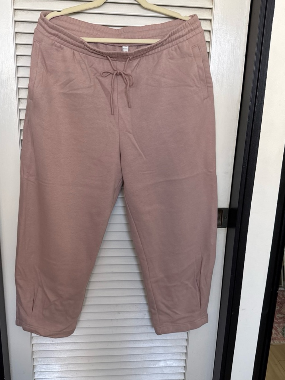 Zella Cozy Drawstring Sweatpants in Dusty Rose
